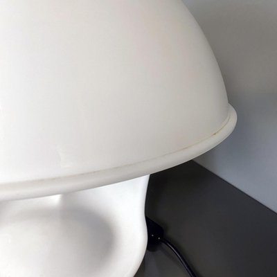 Italian Modern Foglia Shell Lamp in White Plastic by Elio