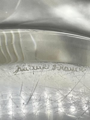 Vide-poche Représentant Une Feuille De Chêne En Cristal De