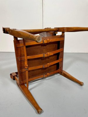 Safari Chair in Leather by Kaare Klint for sale at Pamono