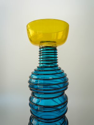 Alioth Designer Vase by Ettore Sottsass for Memphis Milan for sale