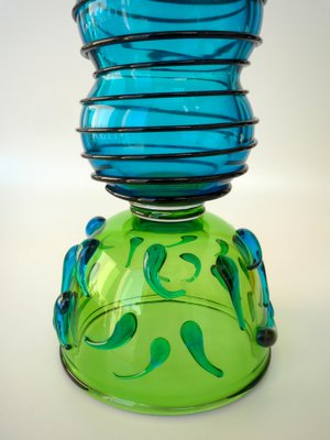 Alioth Designer Vase by Ettore Sottsass for Memphis Milan for sale