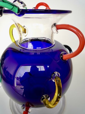 Mizar Designer Vase by Ettore Sottsass for Memphis Milan for sale