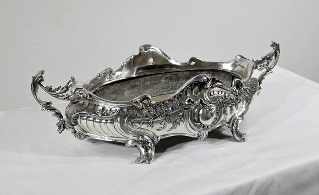 TWO LOUIS XV CARVED AND GREY-PAINTED BERGÈRES TOGETHER WITH A LOUIS XV  CARVED AND GREY-PAINTED TABOURET, MID-18TH CENTURY, Style: Silver,  Furniture, Ceramics, 2020