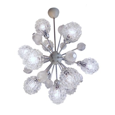 Large Glass Sputnik Chandelier 1960s For Sale At Pamono 