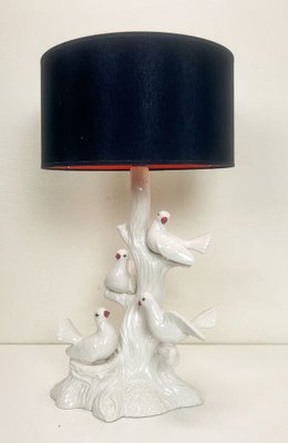 Teken geweer plaag Vintage Italian Ceramic Bird Table Lamp with Doves, 1960s for sale at Pamono
