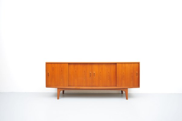 Danish Teak Sideboard by H. P. Hansen for sale at Pamono