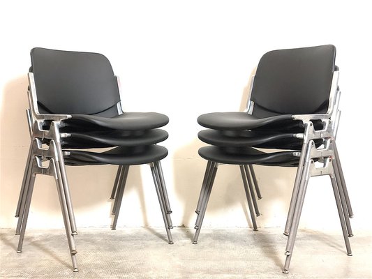 Desk Chairs DSC 106 by Giancarlo Piretti for Castelli / Anonima