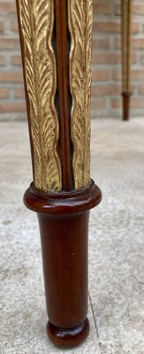 Mid-Century French Console Table in Walnut and Oak Veneer Mid-Century French Console Table in Walnut and Oak Veneer