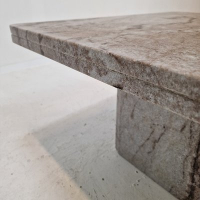 Italian Coffee Table in Granite, 1980s for sale at Pamono