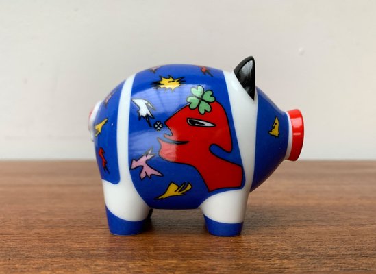 Small Postmodern Piggy Penny Bank by Ambrogio Pozzi & Sieger