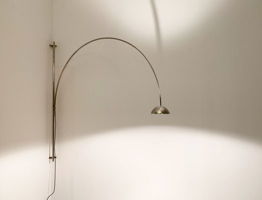 Vintage Postmodern German Una Arc Wall Lamp by Florian Schulz