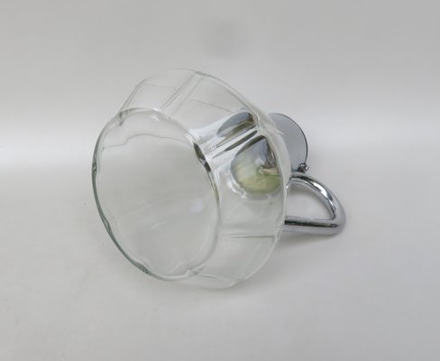 Art Deco Glass and Chrome-Plated Carafe with Ice Insert, 1930s for sale at  Pamono