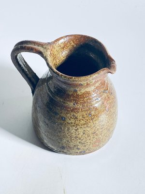 Brauner Krug aus Steingut Keramik, Frankreich, 1960er bei Pamono kaufen