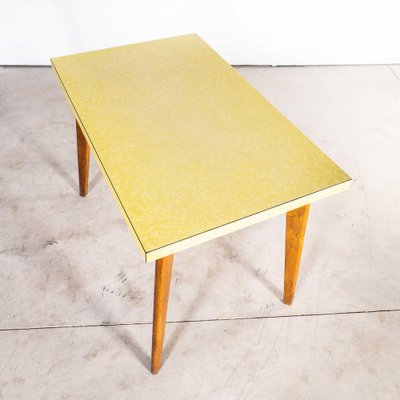 Yellow sale wood table