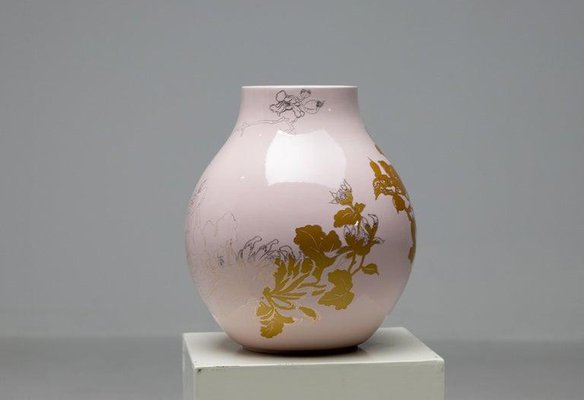 Pink & Gold Vase by Hella Jongerius, 2005 for sale at Pamono