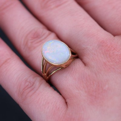 Opal gold ring discount