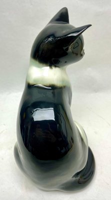 Porcelain Figurine Depicting Cat, 1960s for sale at Pamono