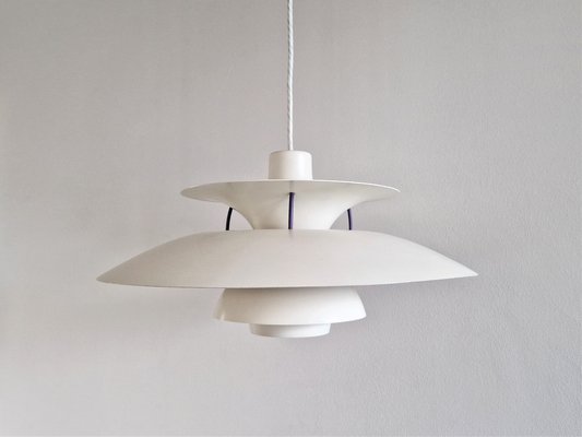 White Ph5 Pendant Lamp by Poul Henningsen for Louis Poulsen, Denmark