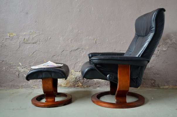 Norwegian chair cheap and ottoman