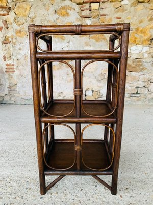 Vintage cheap rattan shelf