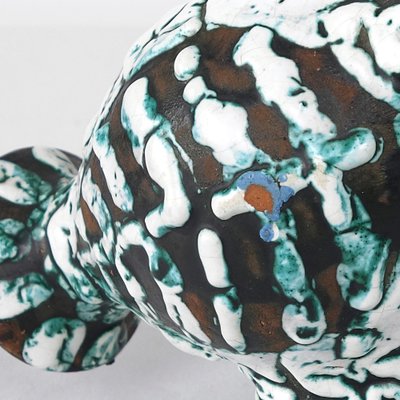 Mid-Century Modern Ceramic Birds with Glaze, Set of 2 for sale at
