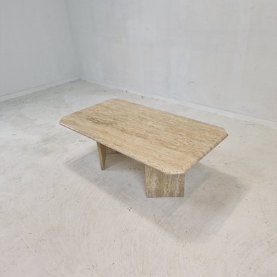 Italian Travertine Coffee Table, 2002 for sale at Pamono
