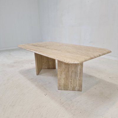 Italian Travertine Table イタリア ビンテージ テーブル Italian Travertine Coffee Table, 2002 for sale at Pamono
