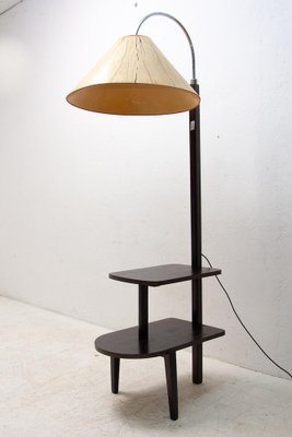Vanguard floor lamp with glass tray table deals