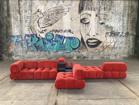 Camaleonda Modular Sofa and Side Tables by Mario Bellini for B&B