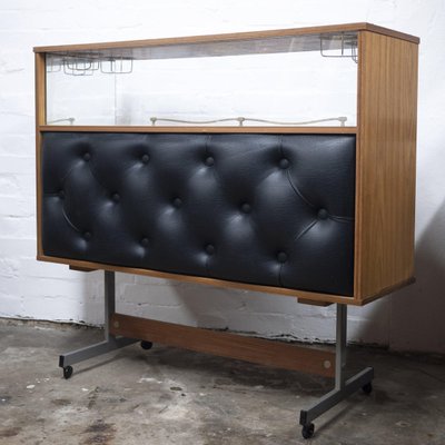 Vintage Padded Fronted Formica Home Bar 1950s for sale at Pamono
