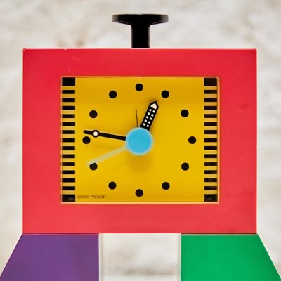 Paradise Plastic Alarm Clock by Shohei Mihara for Wakita