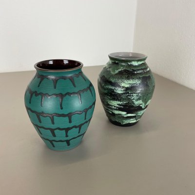 Fat Lava Pottery Vases by Heinz Siery for Carstens Tönnieshof