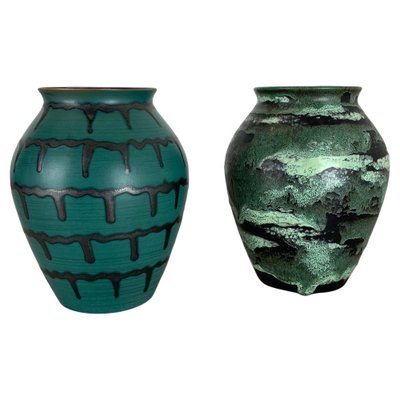 Fat Lava Pottery Vases by Heinz Siery for Carstens Tönnieshof