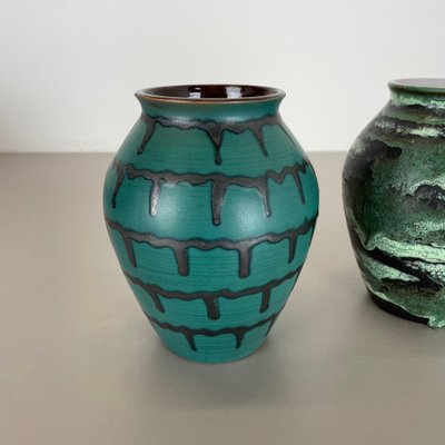 Fat Lava Pottery Vases by Heinz Siery for Carstens Tönnieshof