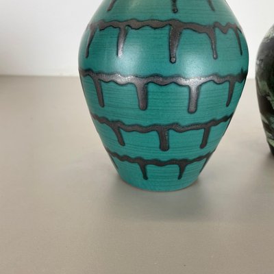Fat Lava Pottery Vases by Heinz Siery for Carstens Tönnieshof