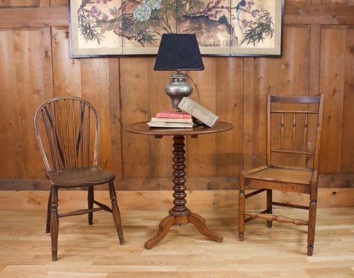 British Wooden Chair, 19th Century for sale at Pamono