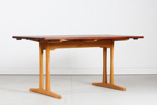 C18 Shaker Table in Teak and Beech by B rge Mogensen for FDB