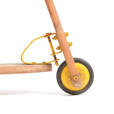 wooden scooter