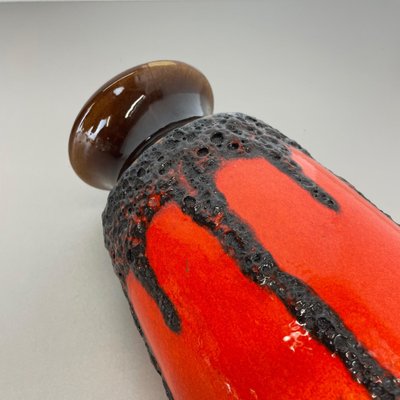 Crusty Fat Lava Vase from Scheurich, Germany, 1970s for sale at Pamono