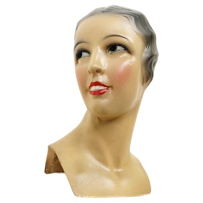 Vintage Female Mannequin Head, 1960s for sale at Pamono