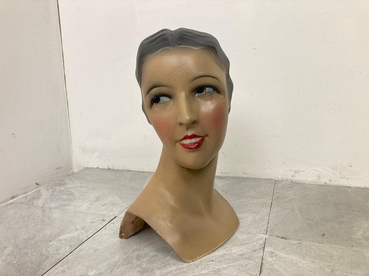 Vintage Female Mannequin Head, 1960s for sale at Pamono