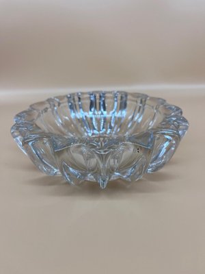 Candélabre Cristal Années 50 Par Pierre D'Avesn – Design Art Déco, Hauteur 27,5cm, Largeur 22,5cm