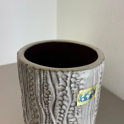 Large Brutalist Fat Lava Ceramic Vase by Carstens Tönnieshof