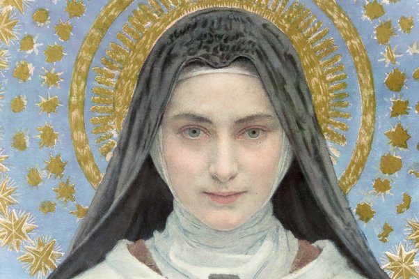 Edgard Maxence, Saint Thérèse of Lisieux, Lithograph, 1927 for