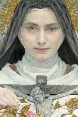 Edgard Maxence, Saint Thérèse of Lisieux, Lithograph, 1927 for