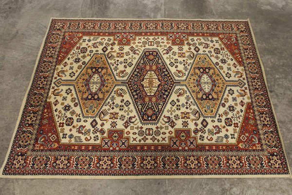 Teppich aus Schurwolle im orientalischen Stil bei Pamono kaufen