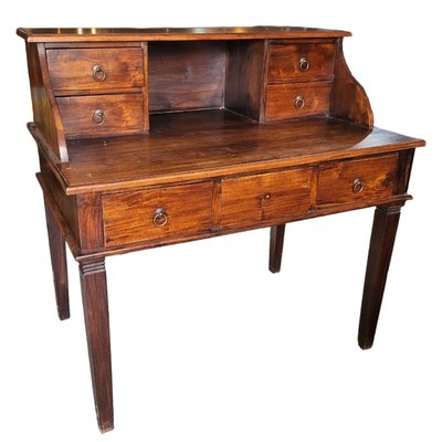 Antique wood desk for sale deals