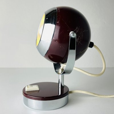 Mid Century Cherry Eyeball Desk Lamp Italy 1960s for sale at Pamono