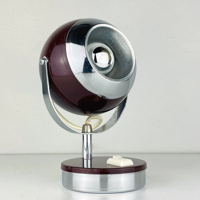 Mid Century Cherry Eyeball Desk Lamp Italy 1960s