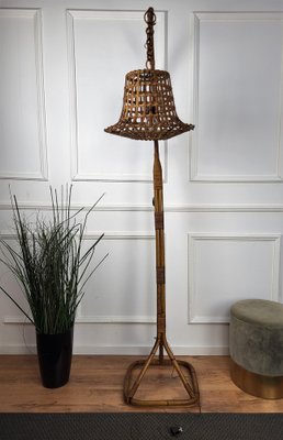 Tall 2024 bamboo lamp